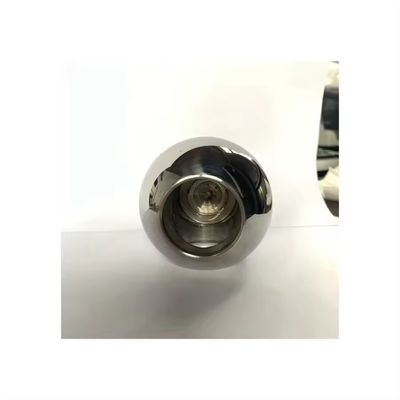 ISO-gecertificeerde DN50-accessoires voor poortklepten van roestvrij staal met een spiegelgepolijst oppervlak en een kleine metalen reservebal