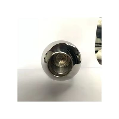 DN15-DN50 304 Floating Straight Through Valve Ball in zilver met spiegelgepolijst oppervlak