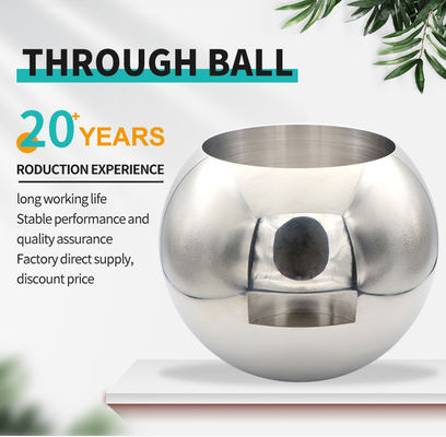 DN25 roestvrij staal 316L DN25 roestvrij staal 316L DN25 roestvrij staal 316L Floating Straight Through Valve Ball met op maat gemaakte OEM-ondersteuning en spiegelgepolijst oppervlak