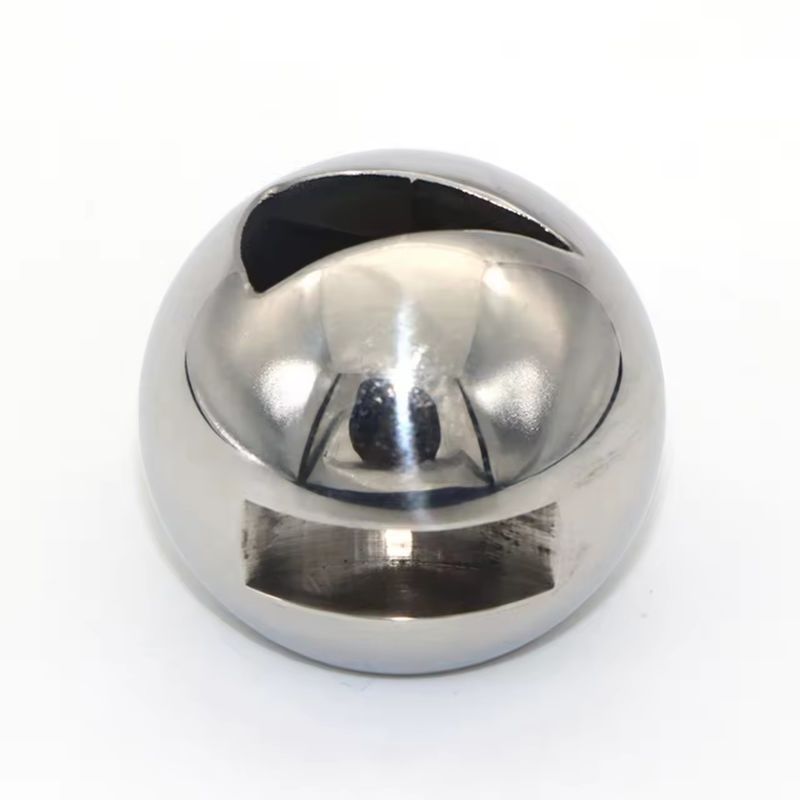 Uniek ontwerp Mini Ball Valve voor kleppen Onderdelen in 201/304/316L roestvrij staal Materiaal Zilver